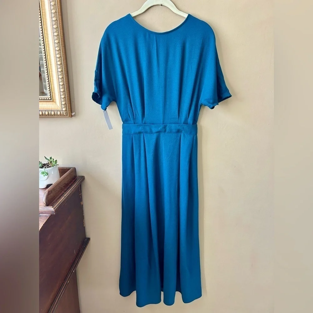 Vetta Capsule Blue Two Piece Midi Dress Convertible Skirt Set Size 0 XS NWT